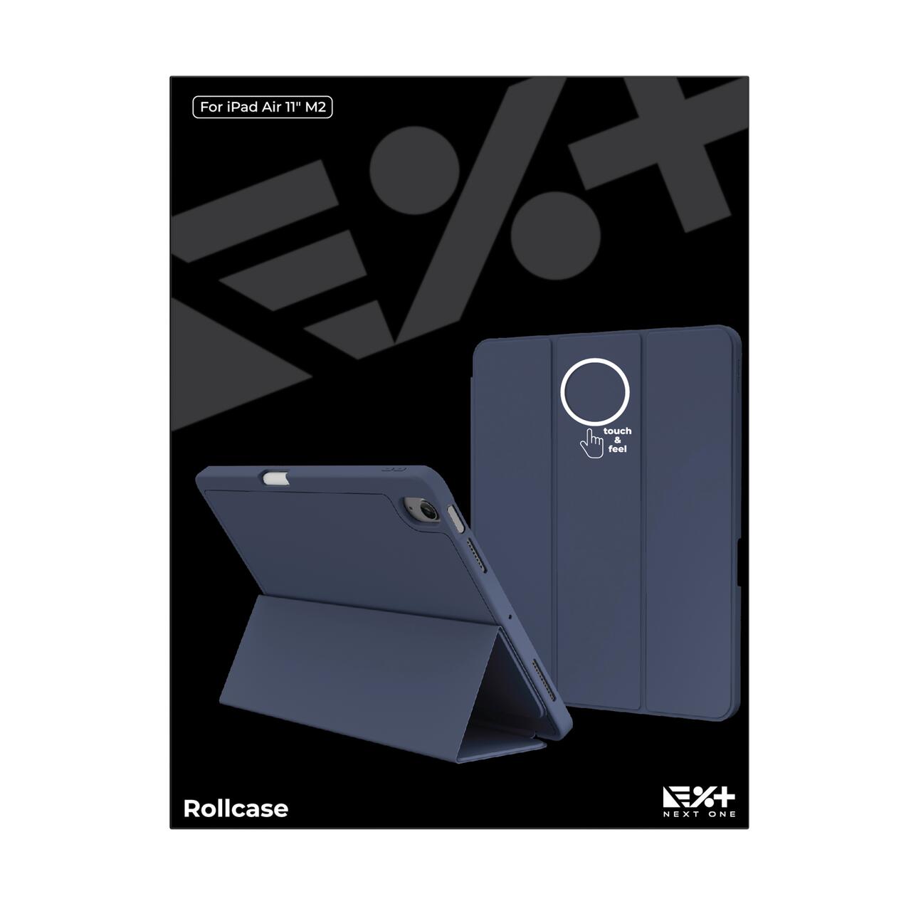 Husa de protectie Next One Rollcase pentru iPad Air 11" M2, cu suport pentru stilou, Albastru - iSTYLE RO