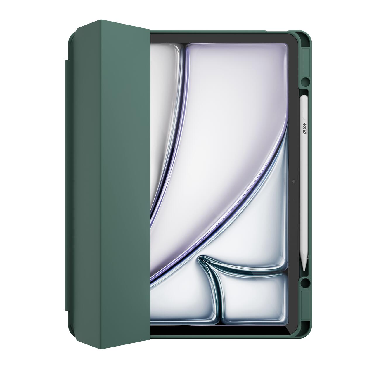 Husa de protectie Next One Rollcase pentru iPad Air 13" M2, cu suport pentru stilou, Verde - iSTYLE RO