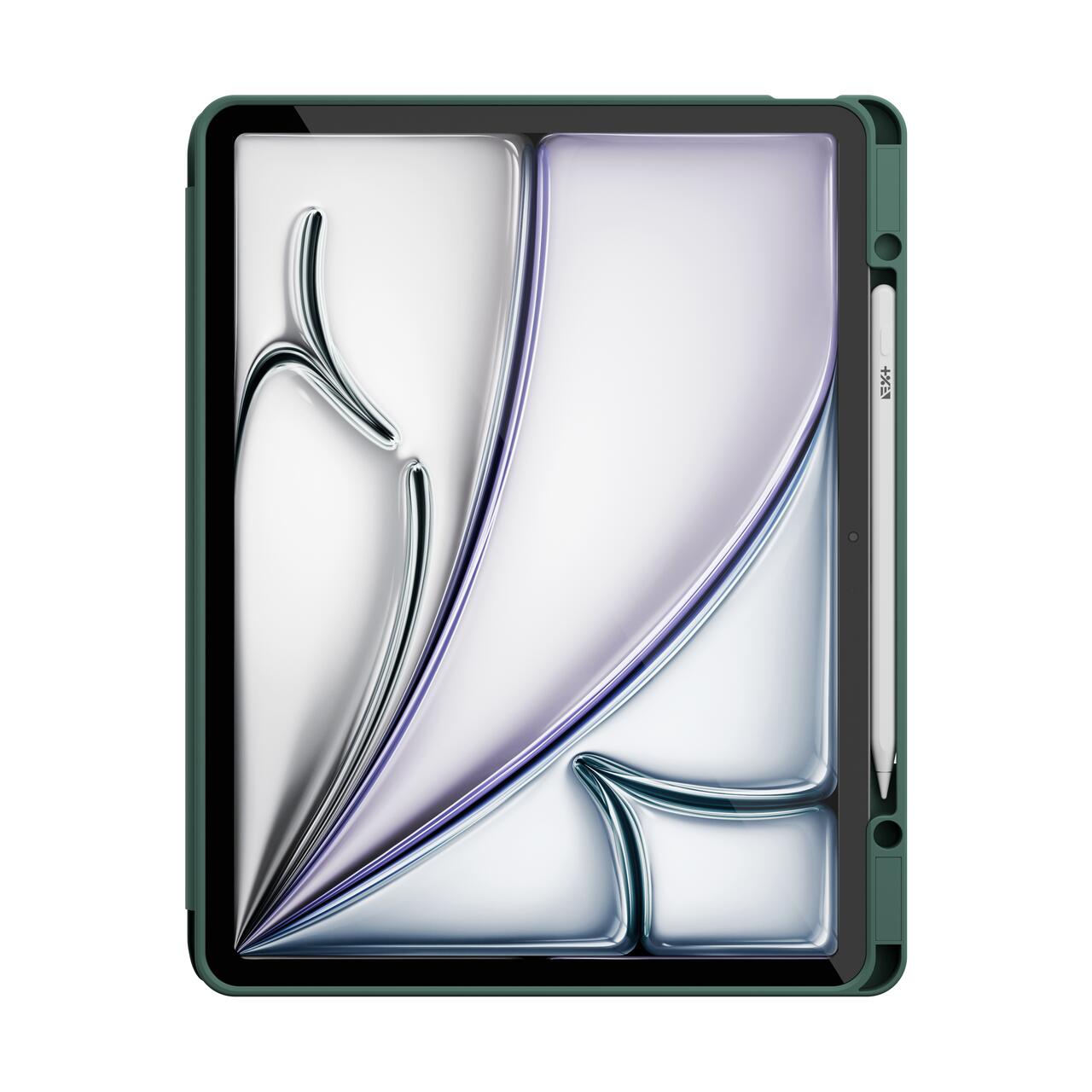 Husa de protectie Next One Rollcase pentru iPad Air 13" M2, cu suport pentru stilou, Verde - iSTYLE RO