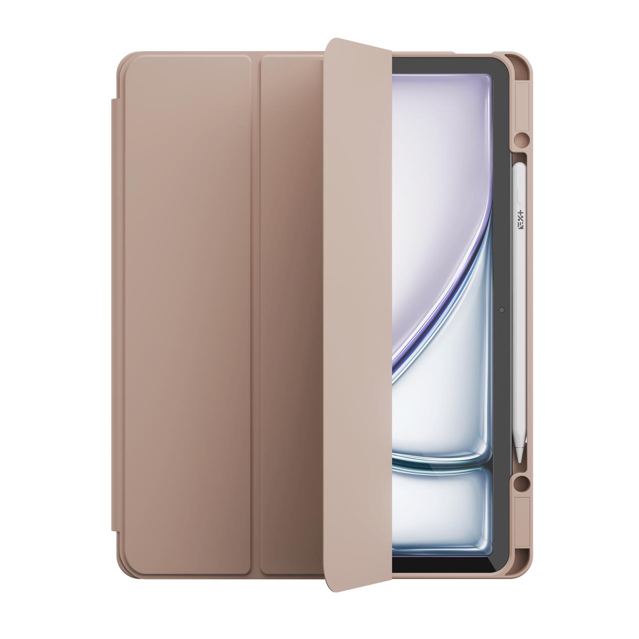 Husa de protectie Next One Rollcase pentru iPad Air 13" M2, cu suport pentru stilou, Roz - iSTYLE RO