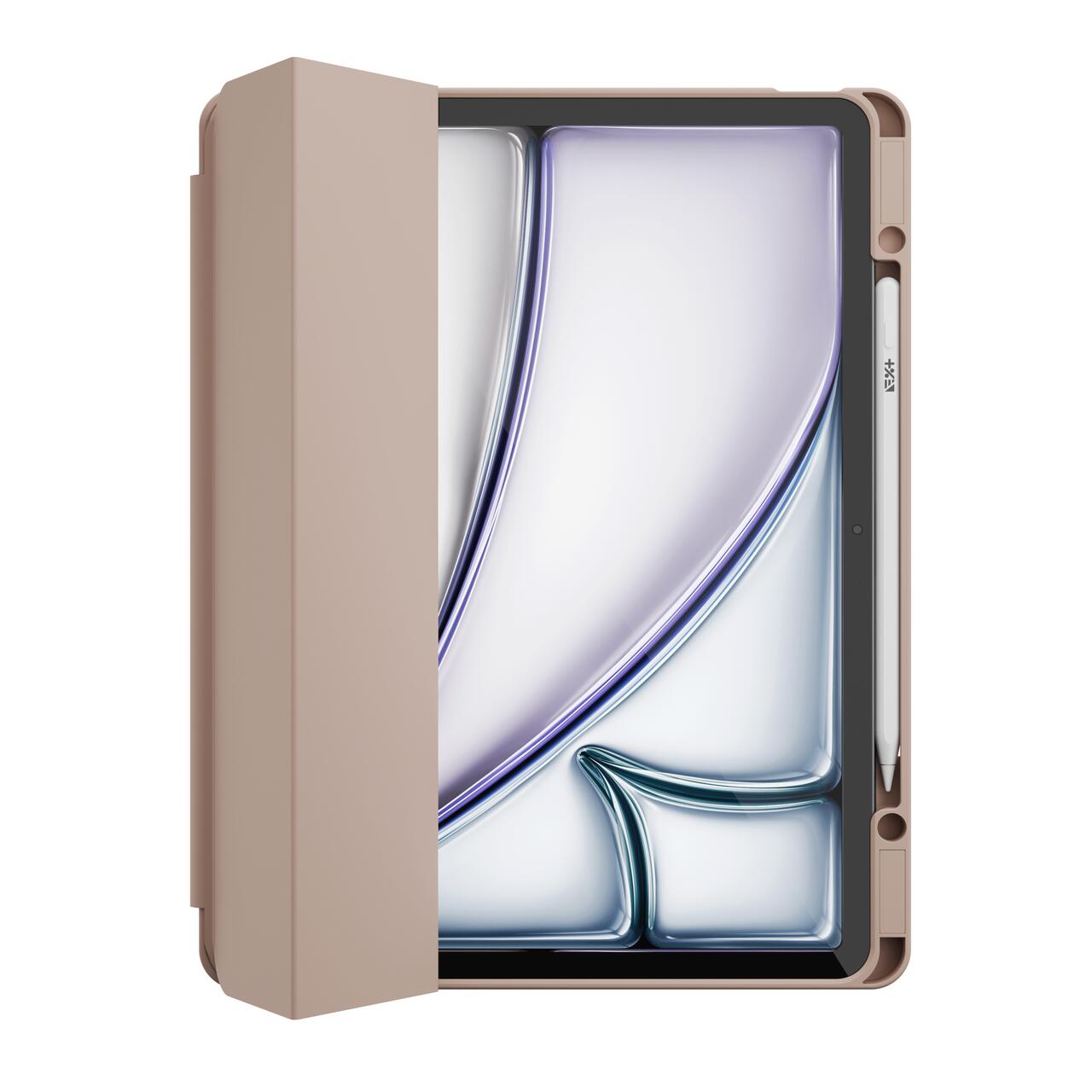 Husa de protectie Next One Rollcase pentru iPad Air 13" M2, cu suport pentru stilou, Roz - iSTYLE RO