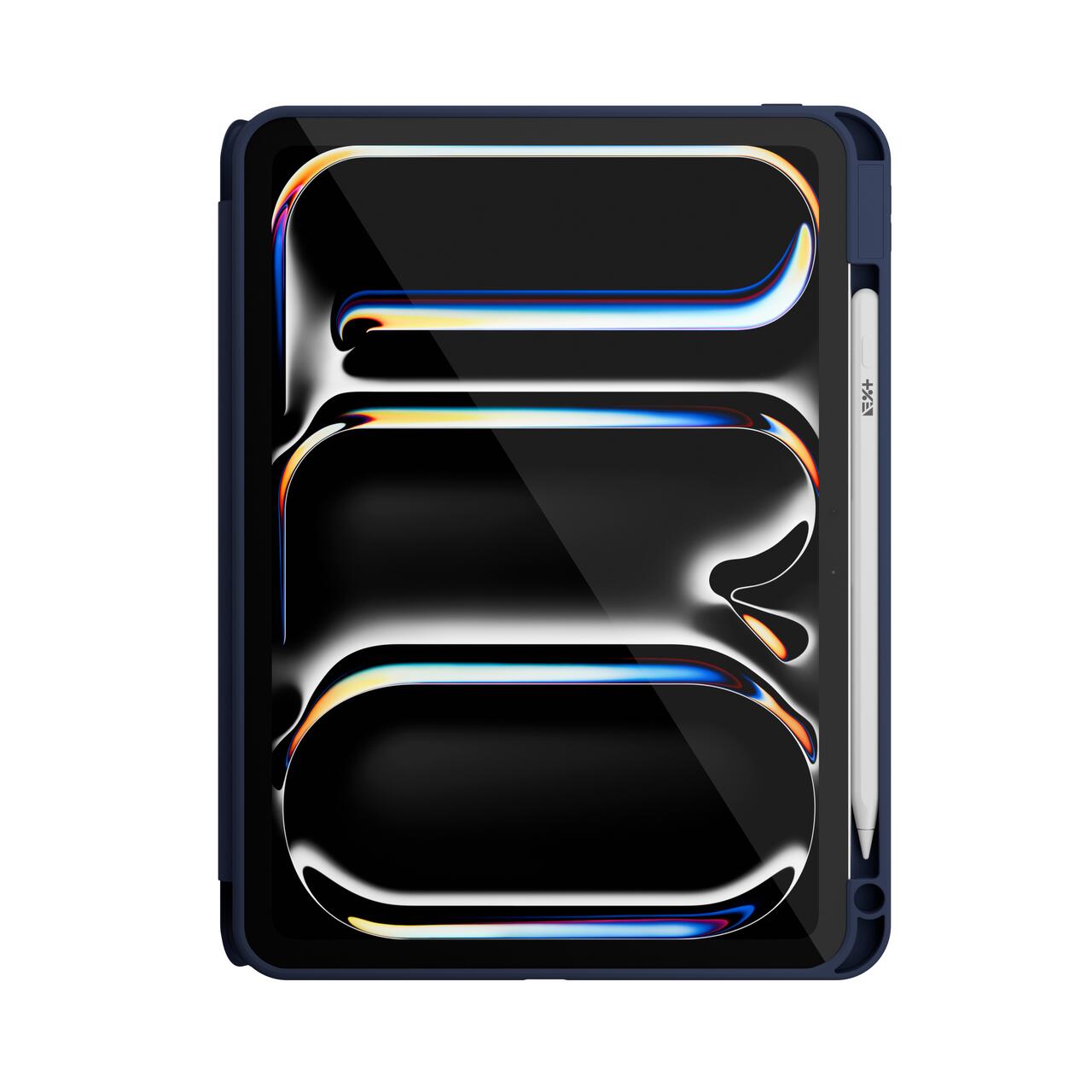 Husa de protectie Next One Rollcase pentru iPad Pro 11" M4, cu suport pentru stilou, Albastru - iSTYLE RO