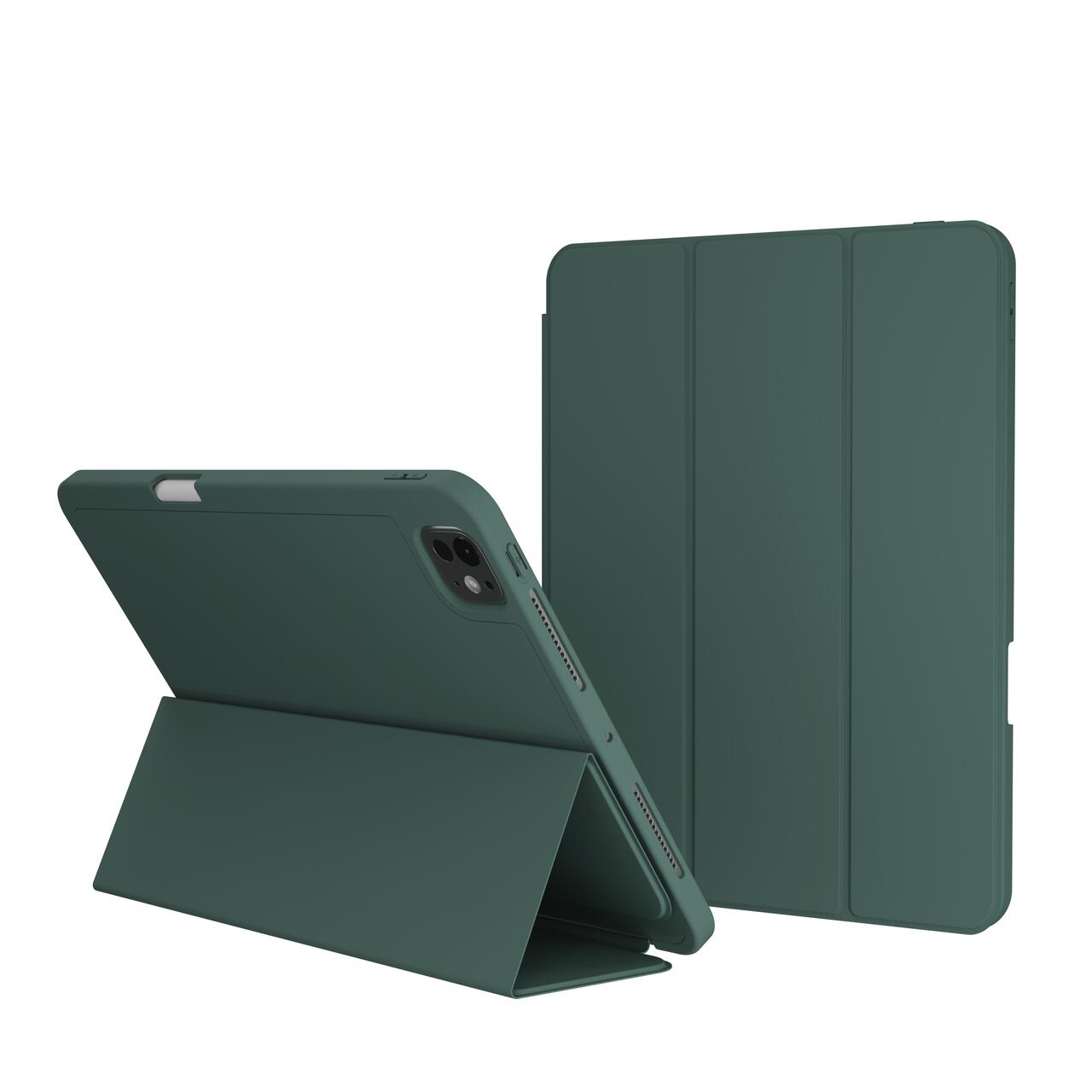 Husa de protectie Next One Rollcase pentru iPad Pro 11" M4, cu suport pentru stilou, Verde - iSTYLE RO