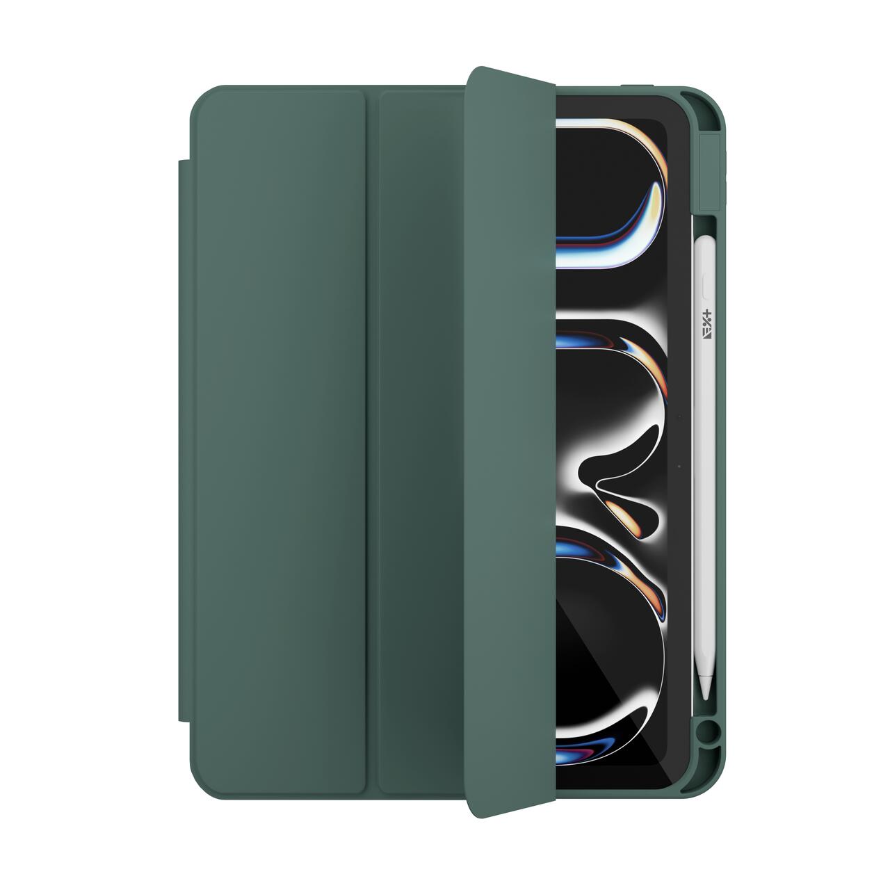 Husa de protectie Next One Rollcase pentru iPad Pro 11" M4, cu suport pentru stilou, Verde - iSTYLE RO