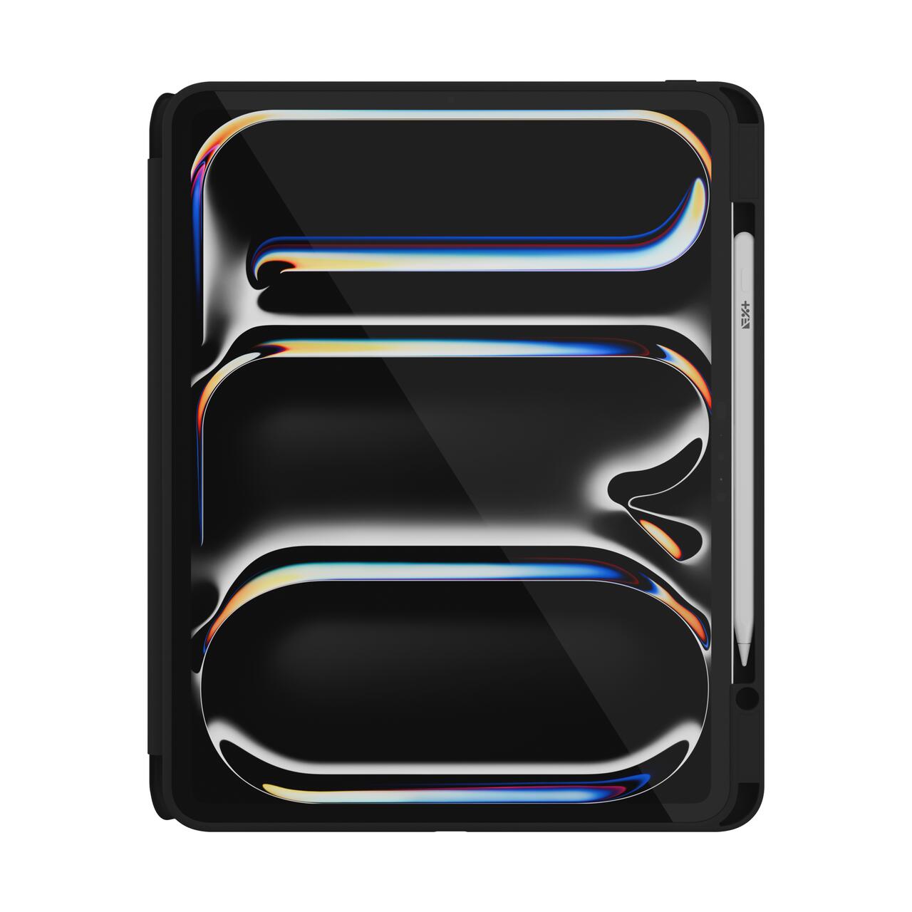 Husa de protectie Next One Rollcase pentru iPad Pro 13" M4, cu suport pentru stilou, Negru - iSTYLE RO
