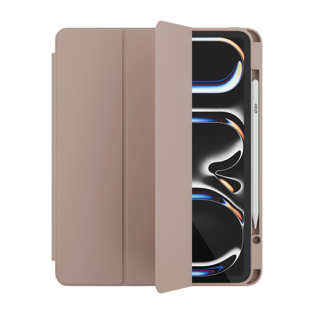 Husa de protectie Next One Rollcase pentru iPad Pro 13" M4, cu suport pentru stilou, Roz - iSTYLE RO