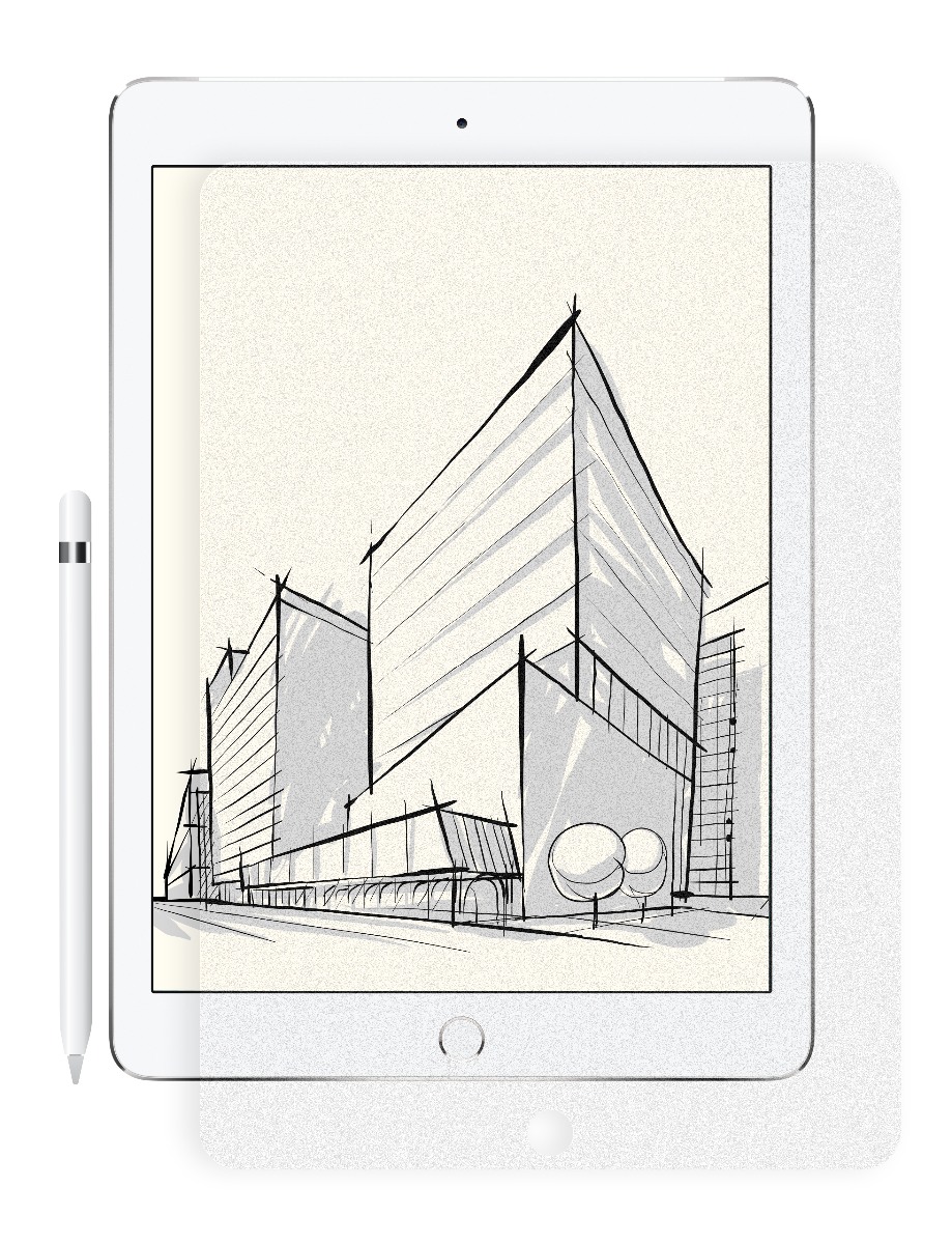 Folie de protectie NEXT ONE pentru iPad Pro 11''/iPad Air 10.9'', textura de hartie - iSTYLE RO