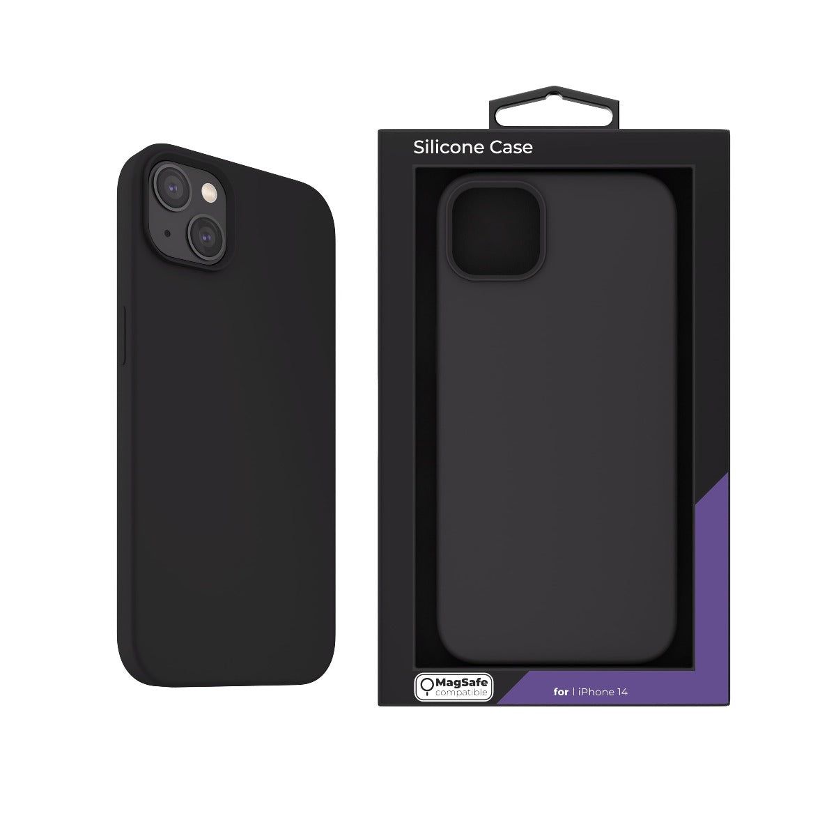 Husa de protectie NEXT ONE cu MagSafe pentru iPhone 14 Plus, Silicon, Negru - iSTYLE RO