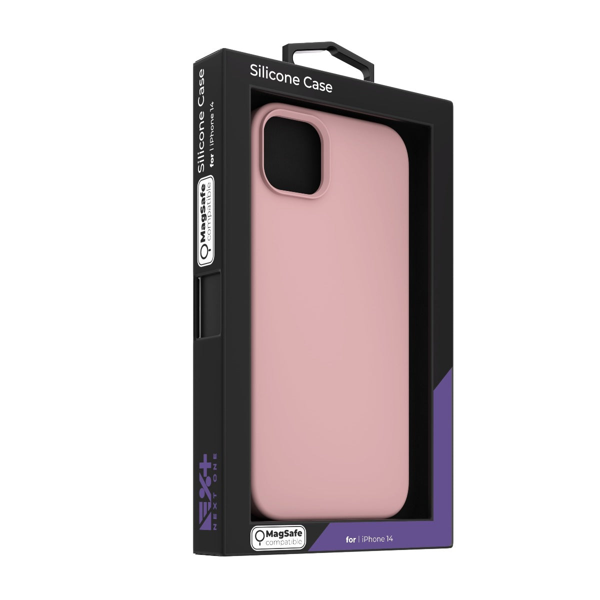 Husa de protectie NEXT ONE cu MagSafe pentru iPhone 14 Plus, Silicon, Roz - iSTYLE RO