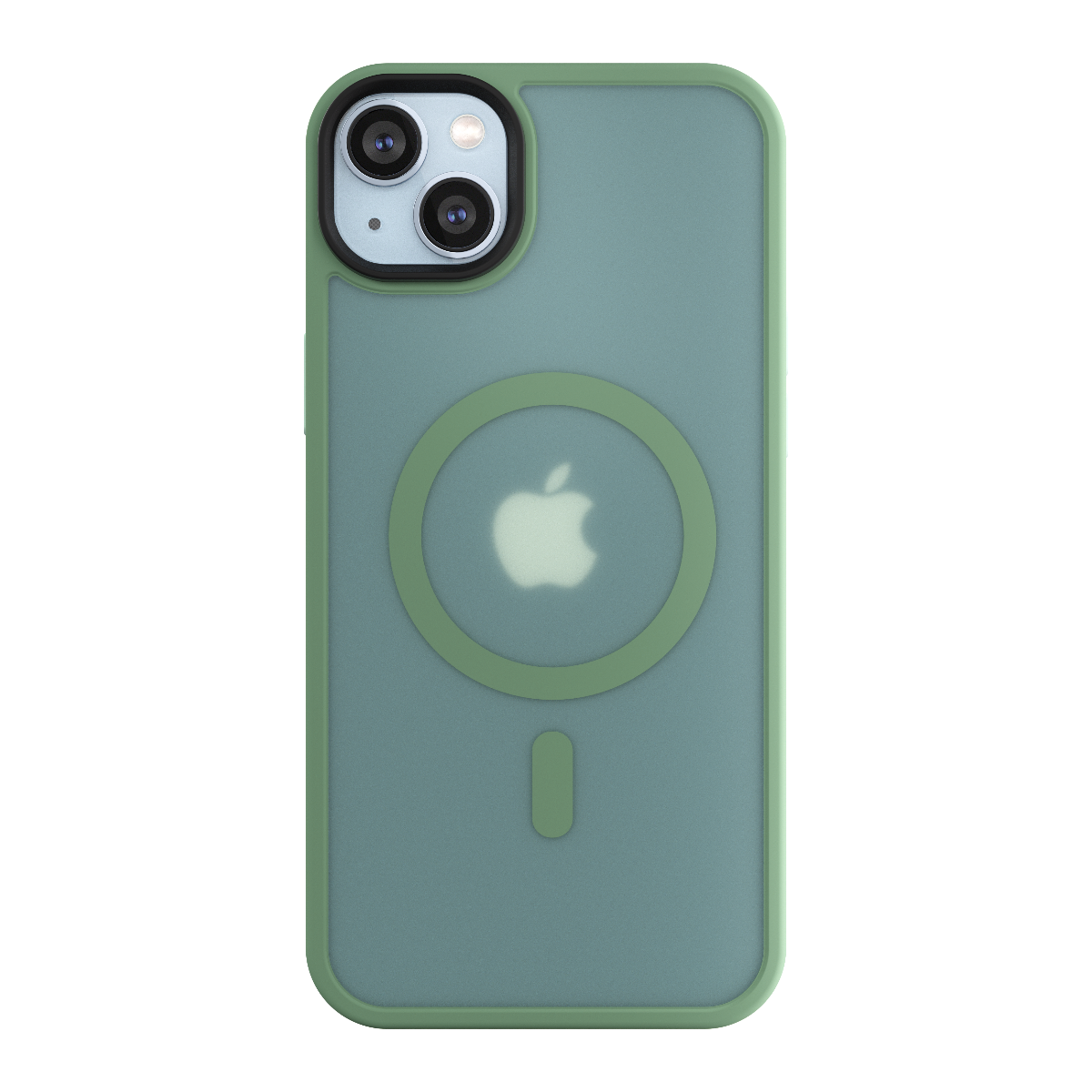 Husa de protectie NEXT ONE Mist Shield cu MagSafe pentru iPhone 14, Verde - iSTYLE RO