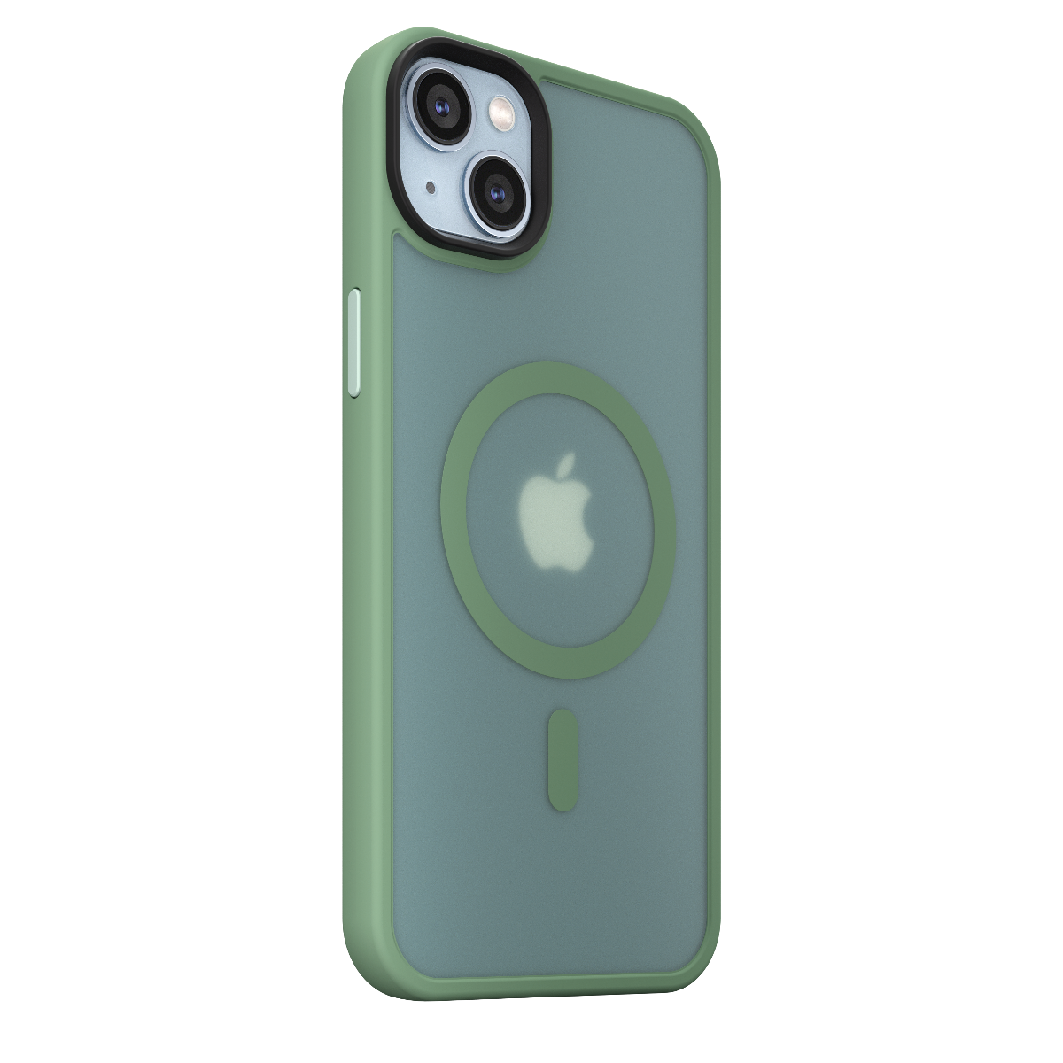 Husa de protectie NEXT ONE Mist Shield cu MagSafe pentru iPhone 14, Verde - iSTYLE RO