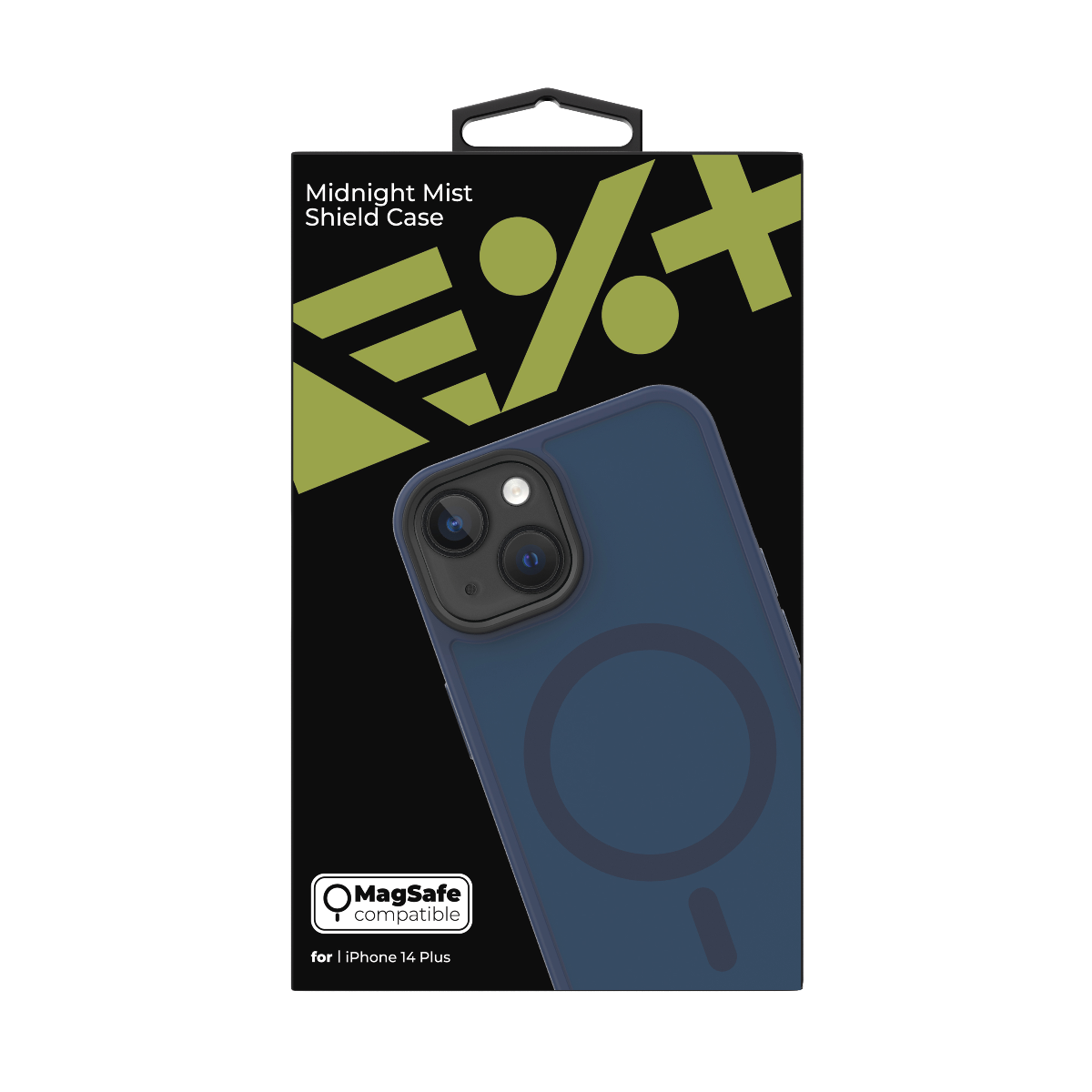 Husa de protectie NEXT ONE Mist Shield cu MagSafe pentru iPhone 14 Plus, Albastru - iSTYLE RO