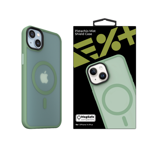 Husa de protectie NEXT ONE Mist Shield cu MagSafe pentru iPhone 14 Plus, Verde - iSTYLE RO