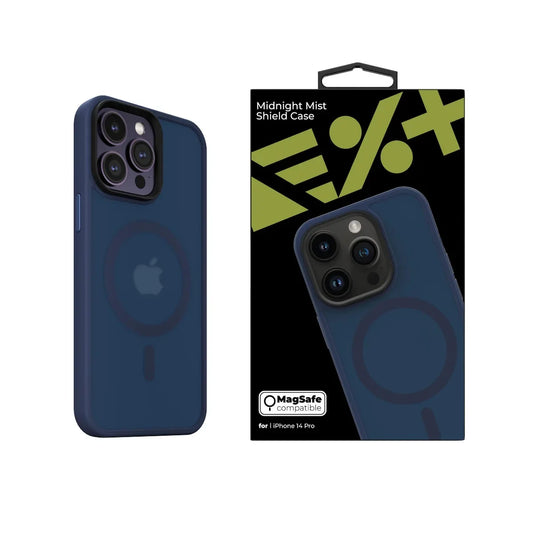 Husa de protectie NEXT ONE Mist Shield cu MagSafe pentru iPhone 14 Pro, Albastru - iSTYLE RO