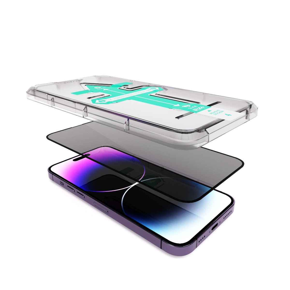 Folie de protectie privacy NEXT ONE pentru iPhone 14 Pro - iSTYLE RO
