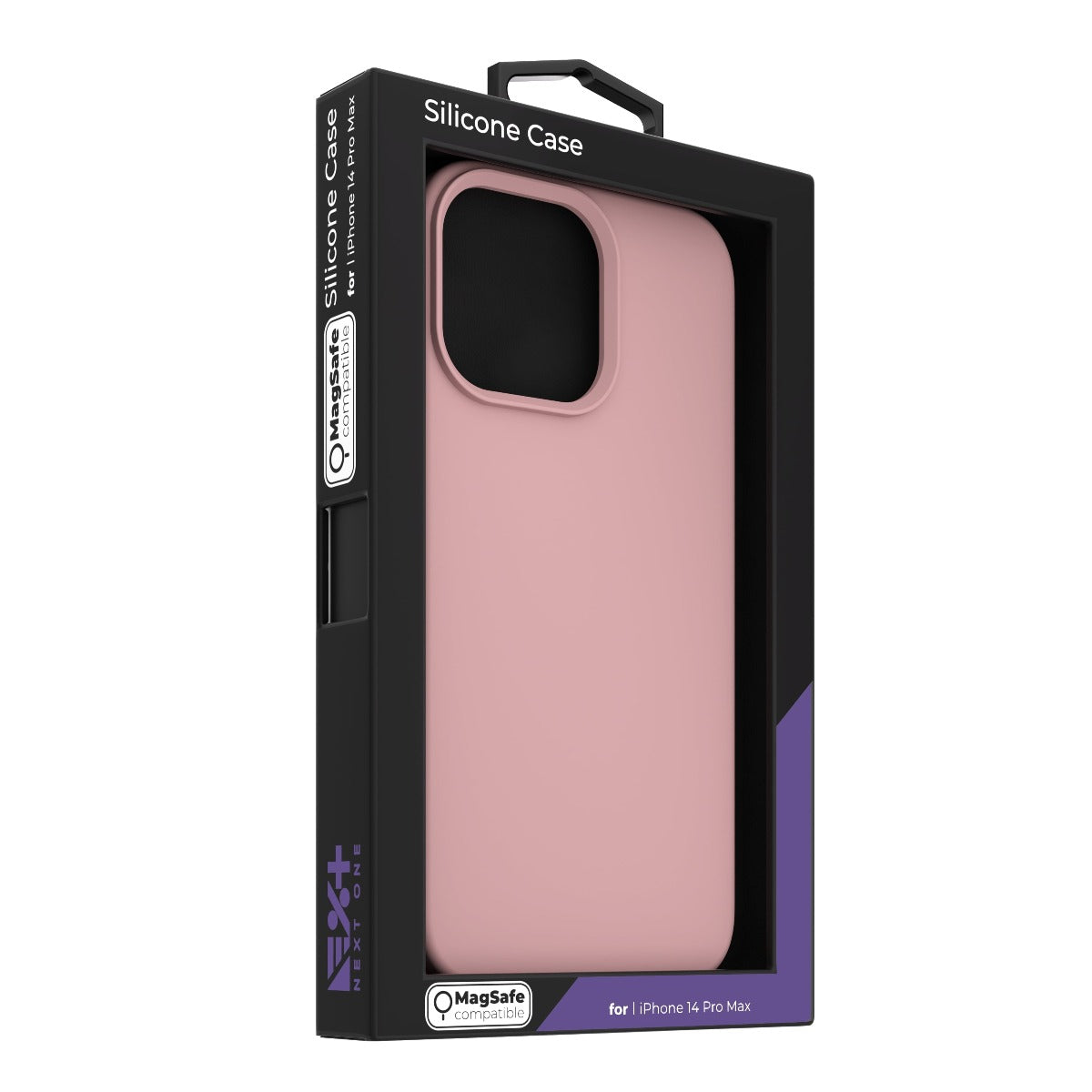 Husa de protectie NEXT ONE cu MagSafe pentru iPhone 14 Pro Max, Silicon, Roz - iSTYLE RO