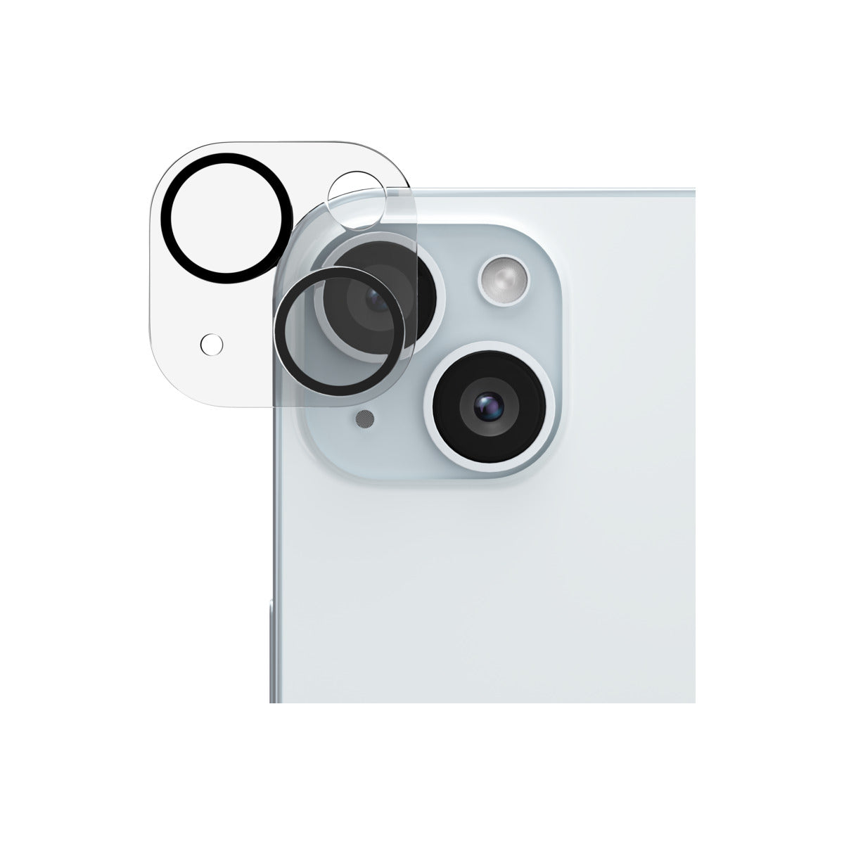 Folie de protectie camera foto pentru iPhone 15 si iPhone 15 Plus - iSTYLE RO