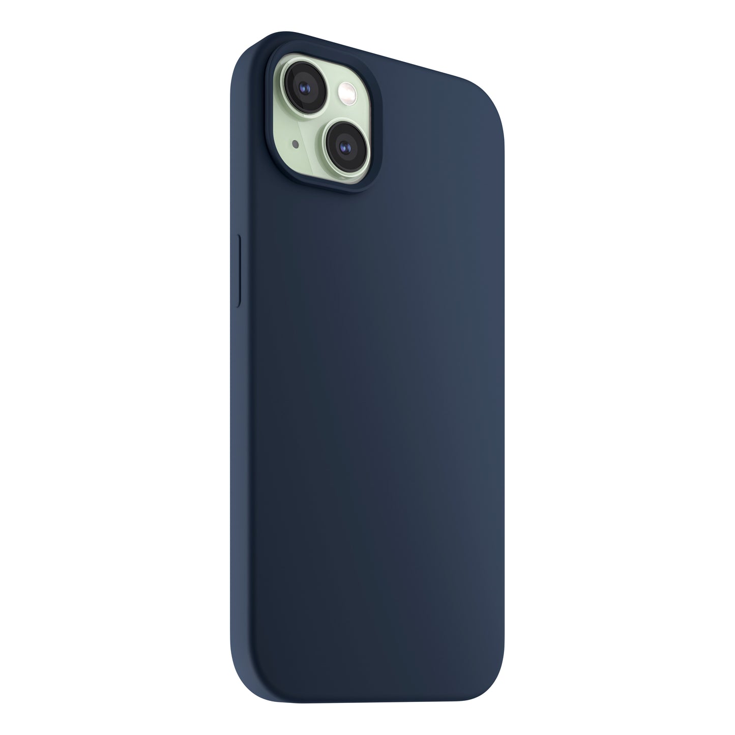 Husa de protectie NEXT ONE cu MagSafe pentru iPhone 15, Silicon, Albastru - iSTYLE RO