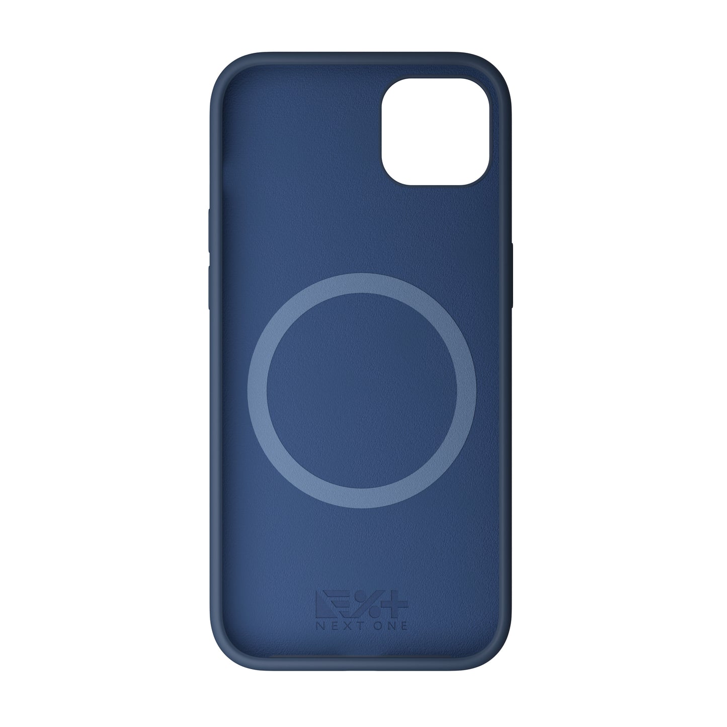 Husa de protectie NEXT ONE cu MagSafe pentru iPhone 15, Silicon, Albastru - iSTYLE RO