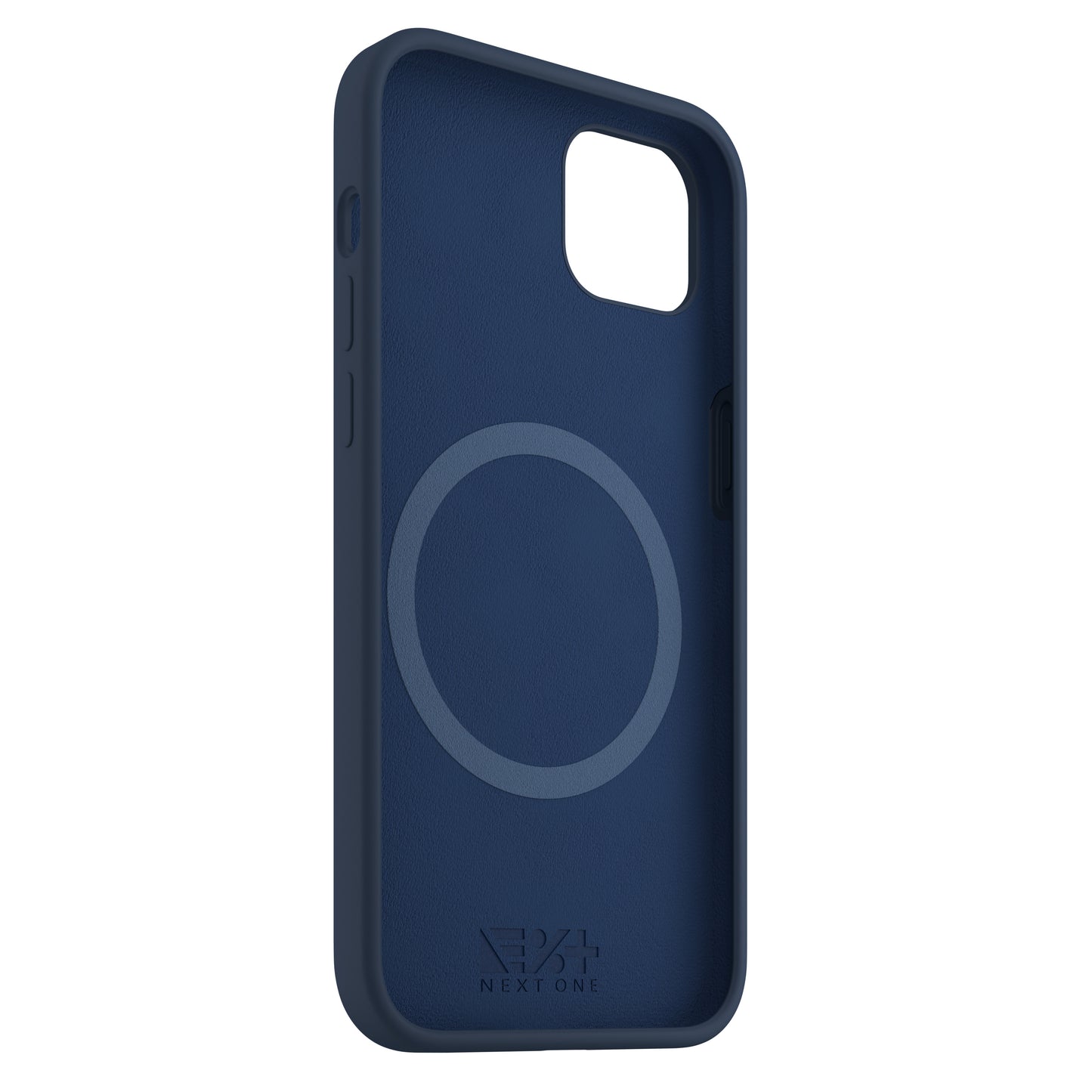 Husa de protectie NEXT ONE cu MagSafe pentru iPhone 15, Silicon, Albastru - iSTYLE RO