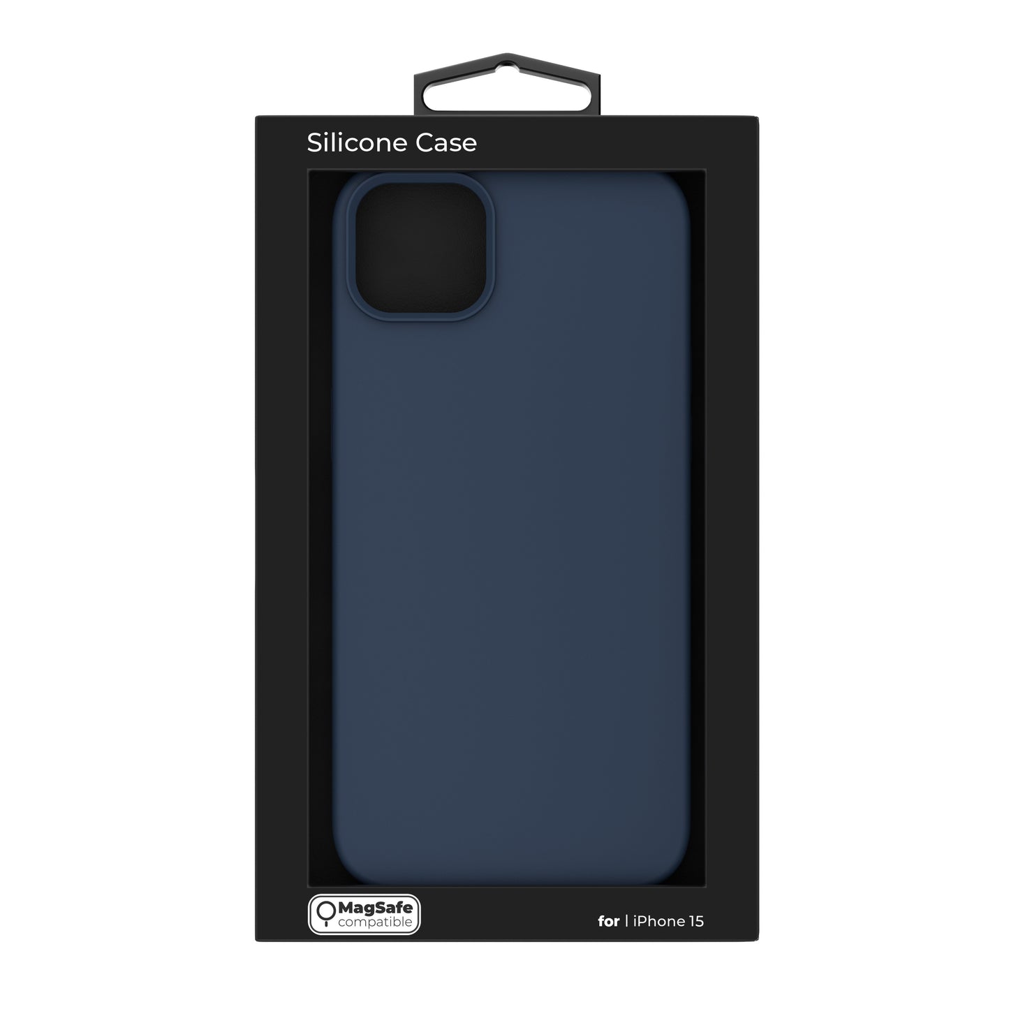 Husa de protectie NEXT ONE cu MagSafe pentru iPhone 15, Silicon, Albastru - iSTYLE RO