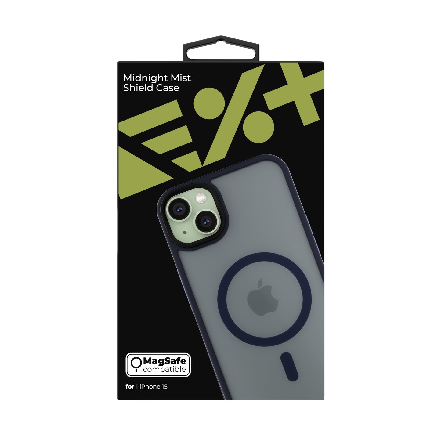 Husa de protectie NEXT ONE Mist Shield cu MagSafe pentru iPhone 15, Albastru - iSTYLE RO