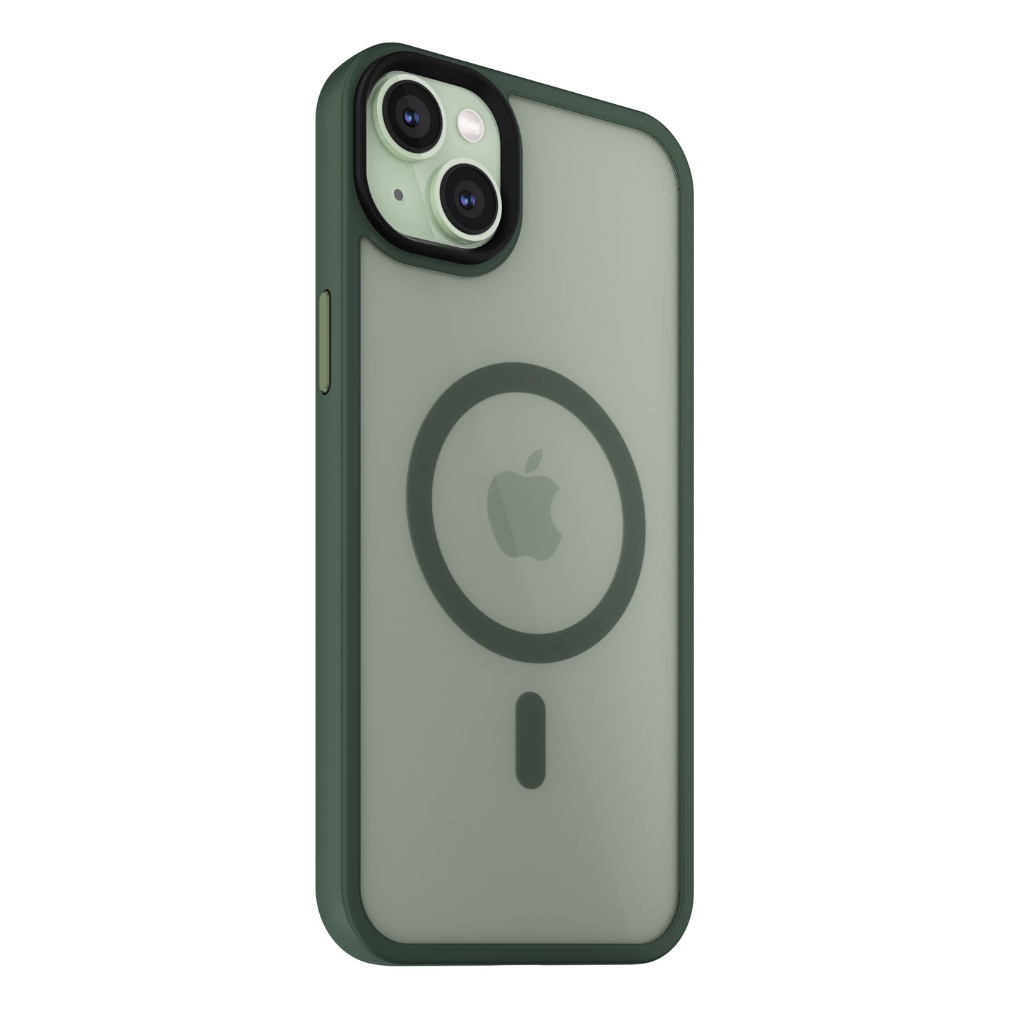 Husa de protectie NEXT ONE Mist Shield cu MagSafe pentru iPhone 15, Verde - iSTYLE RO