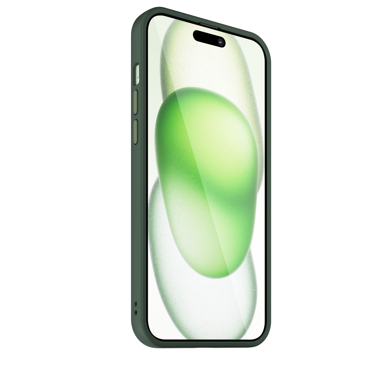 Husa de protectie NEXT ONE Mist Shield cu MagSafe pentru iPhone 15, Verde - iSTYLE RO