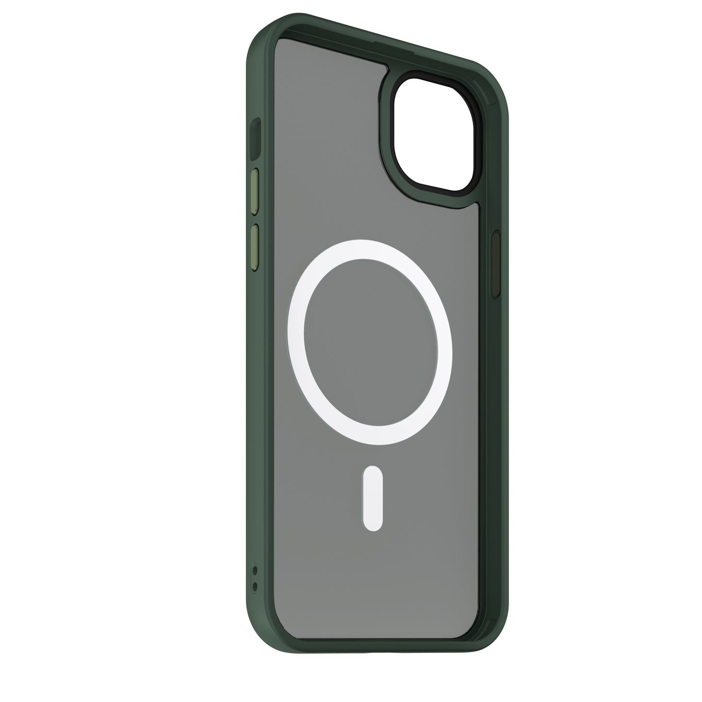 Husa de protectie NEXT ONE Mist Shield cu MagSafe pentru iPhone 15, Verde - iSTYLE RO