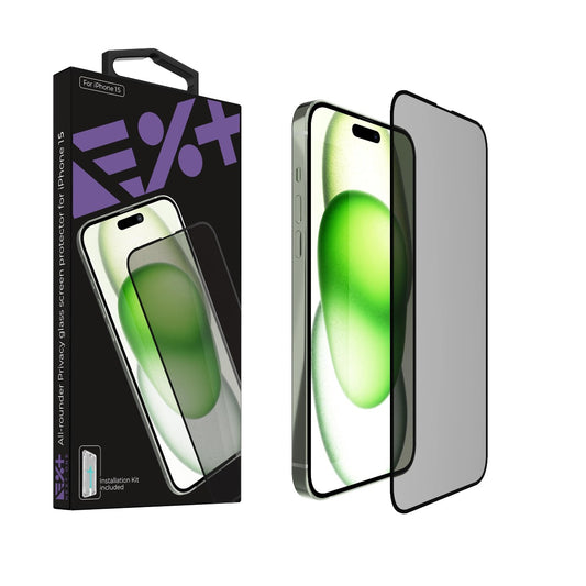 Folie de protectie din sticla Privacy NEXT ONE pentru iPhone 15 - iSTYLE RO