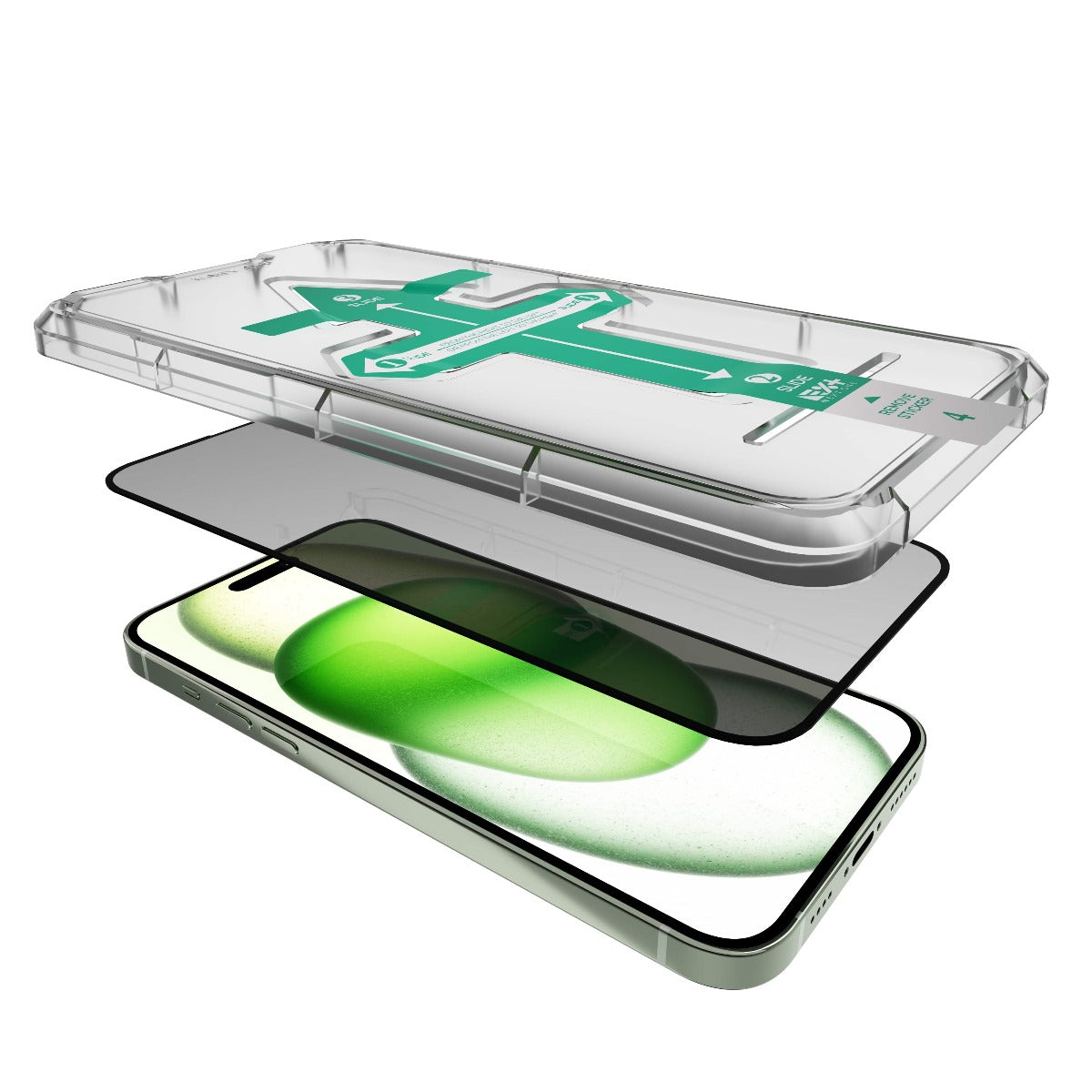 Folie de protectie din sticla Privacy NEXT ONE pentru iPhone 15 - iSTYLE RO