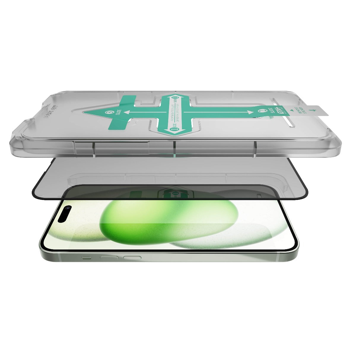 Folie de protectie din sticla Privacy NEXT ONE pentru iPhone 15 - iSTYLE RO