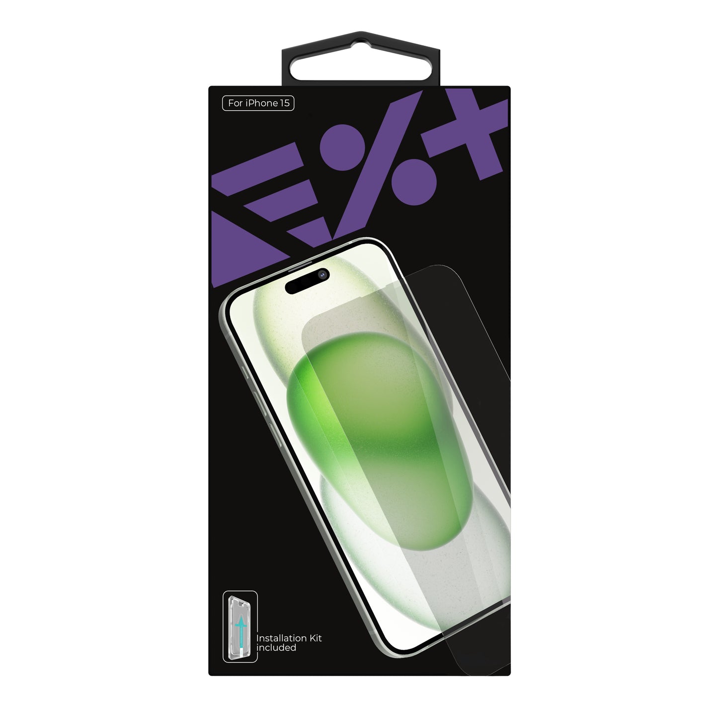 Folie de protectie NEXT ONE pentru iPhone 15, Tempered - iSTYLE RO