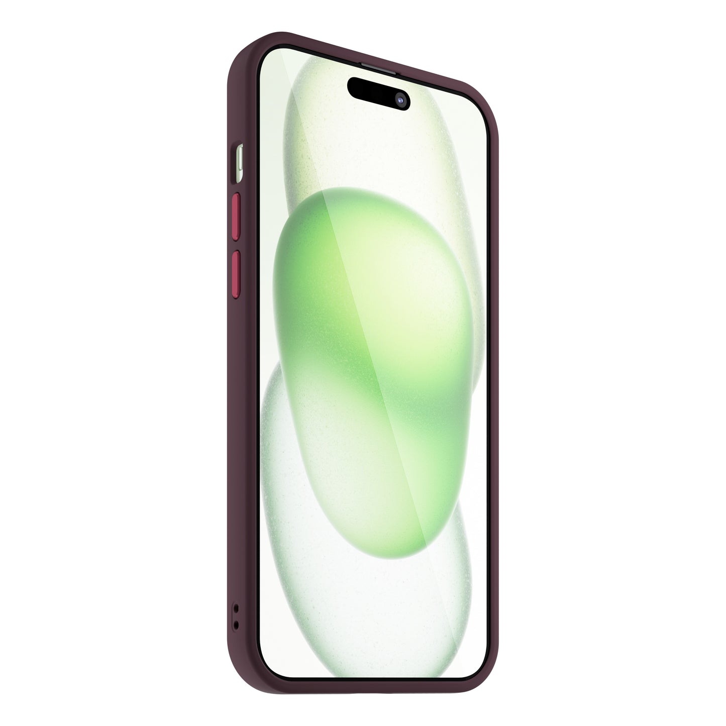 Husa de protectie NEXT ONE Mist Shield cu MagSafe pentru iPhone 15 Plus, Roșu Vișiniu - iSTYLE RO