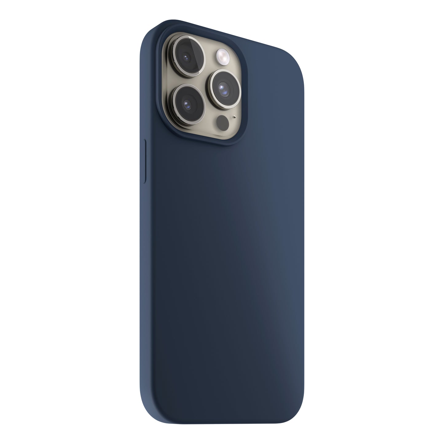 Husa de protectie NEXT ONE cu MagSafe pentru iPhone 15 Pro, Silicon, Albastru - iSTYLE RO