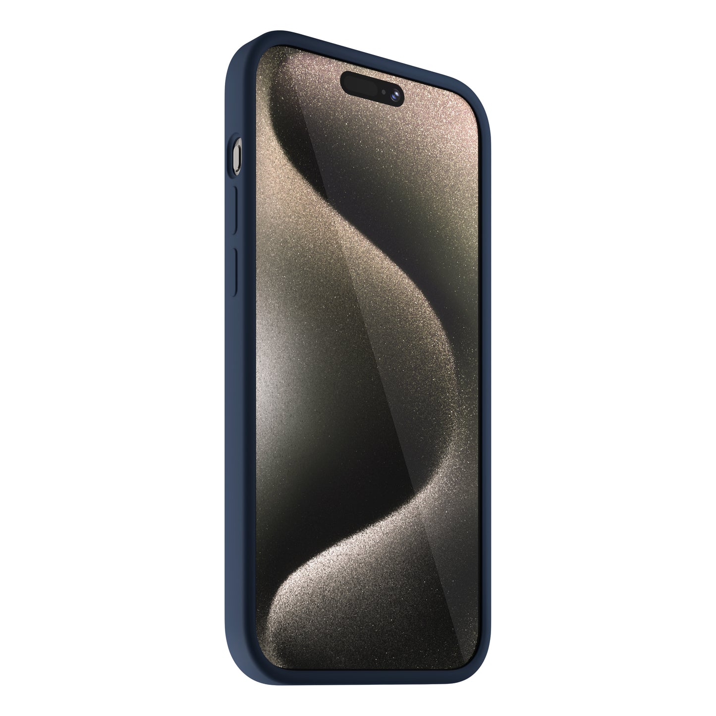 Husa de protectie NEXT ONE cu MagSafe pentru iPhone 15 Pro, Silicon, Albastru - iSTYLE RO