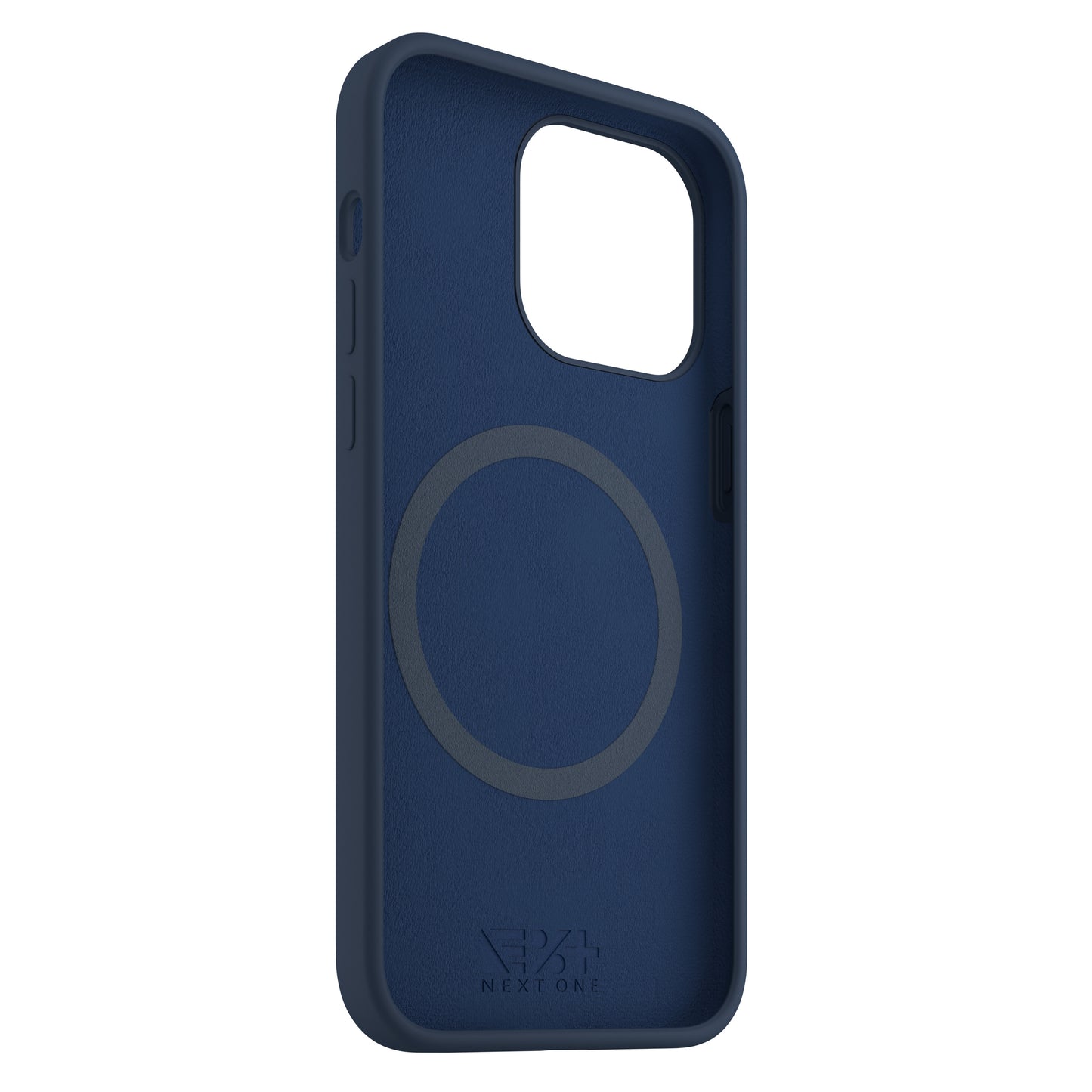 Husa de protectie NEXT ONE cu MagSafe pentru iPhone 15 Pro, Silicon, Albastru - iSTYLE RO