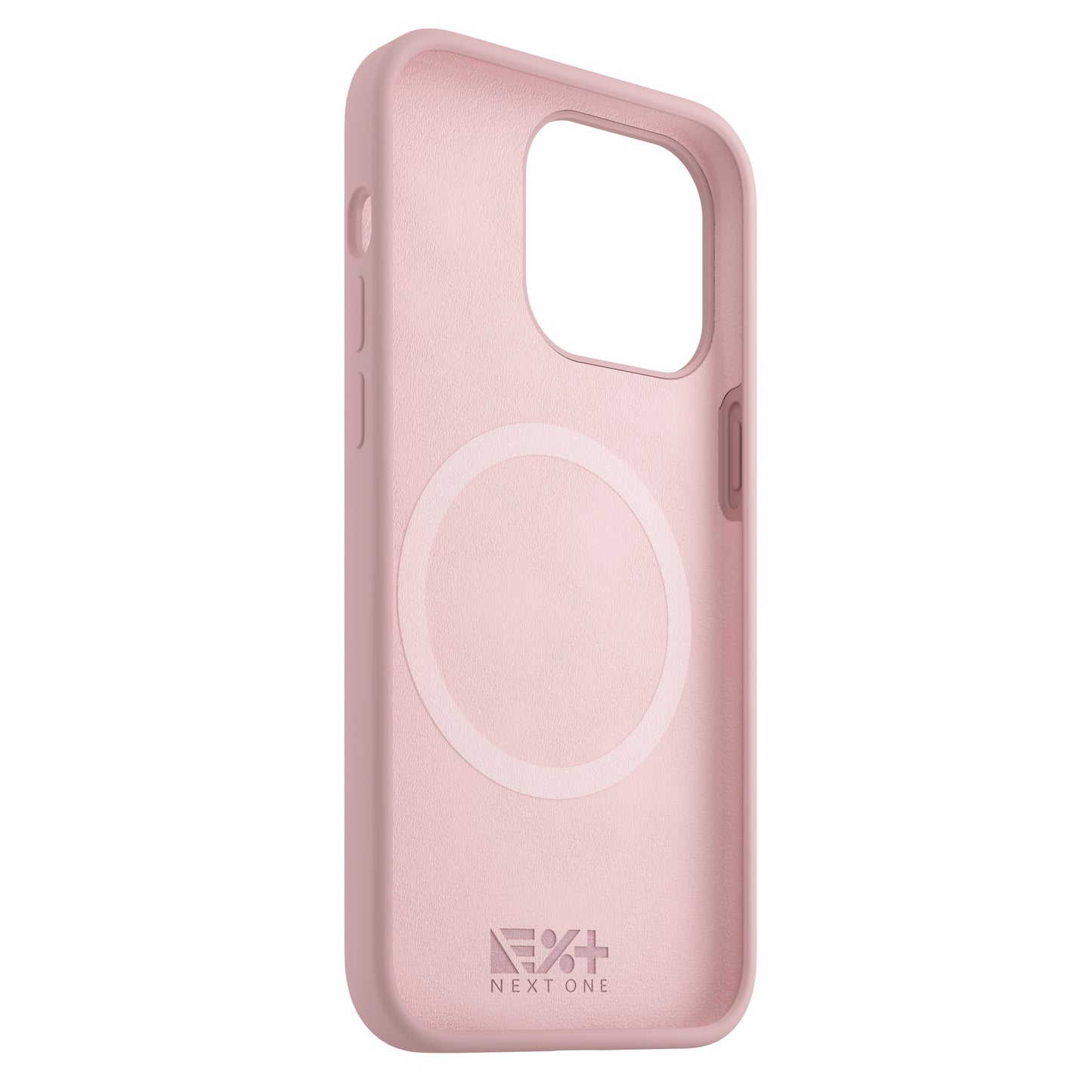 Husa de protectie NEXT ONE cu MagSafe pentru iPhone 15 Pro, Silicon, Roz - iSTYLE RO
