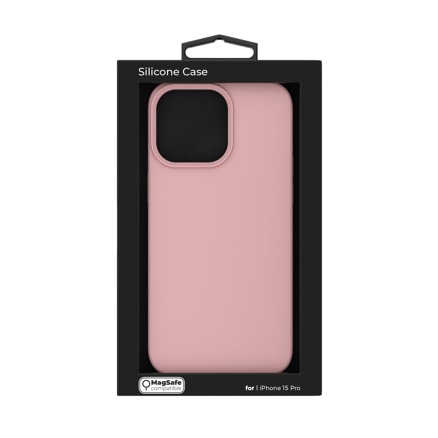 Husa de protectie NEXT ONE cu MagSafe pentru iPhone 15 Pro, Silicon, Roz - iSTYLE RO