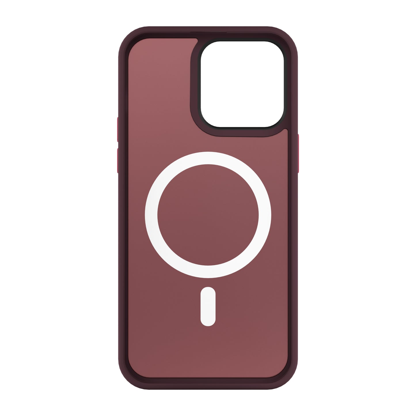 Husa de protectie NEXT ONE Mist Shield cu MagSafe pentru iPhone 15 Pro, Roșu Vișiniu - iSTYLE RO