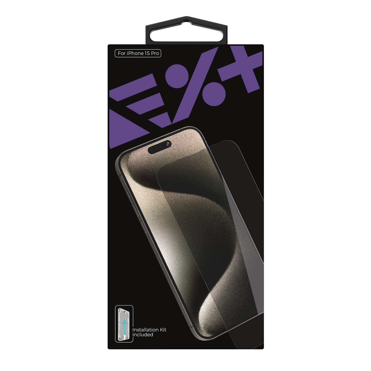Folie de protectie NEXT ONE pentru iPhone 15 Pro, Tempered - iSTYLE RO