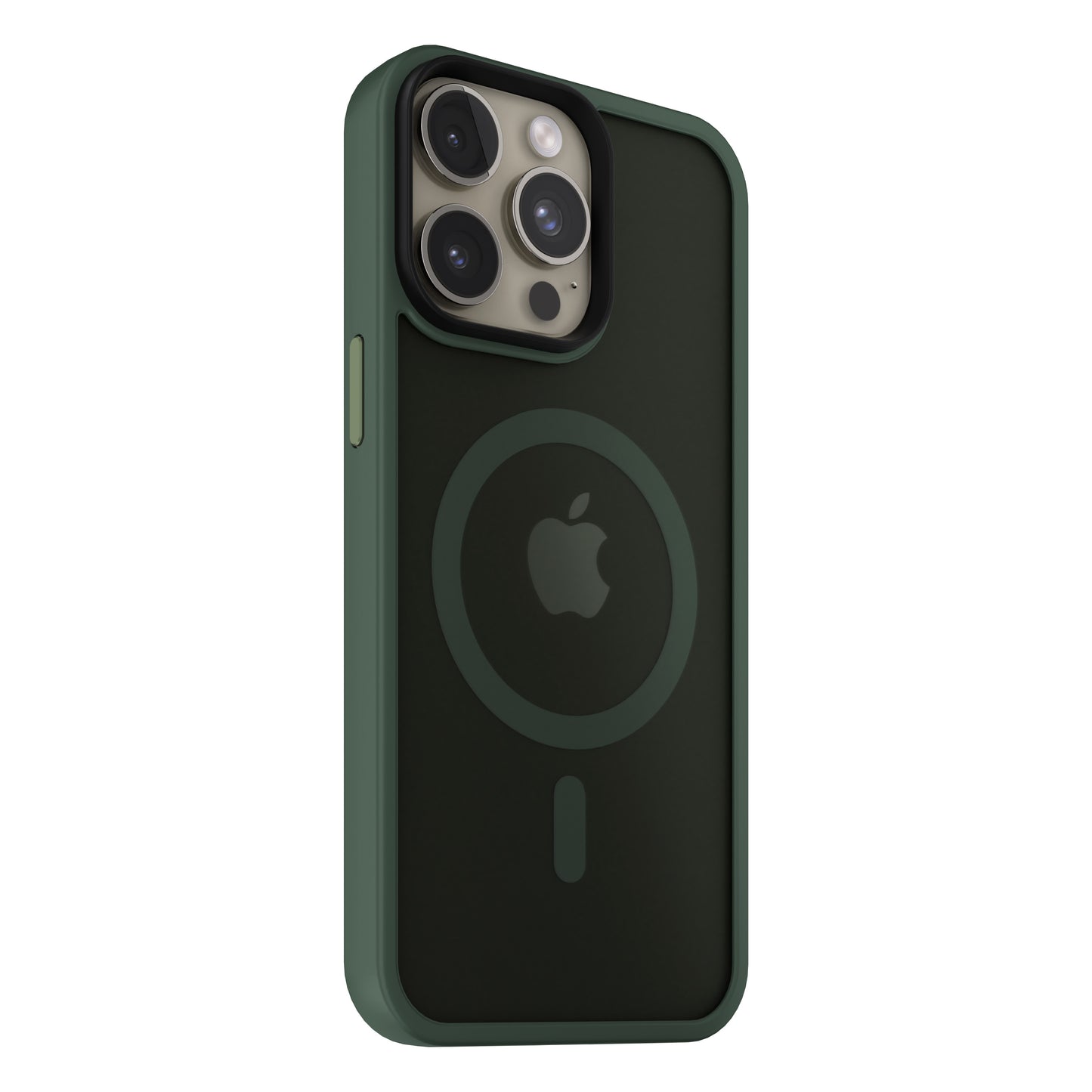 Husa de protectie NEXT ONE Mist Shield cu MagSafe pentru iPhone 15 Pro Max, Verde - iSTYLE RO