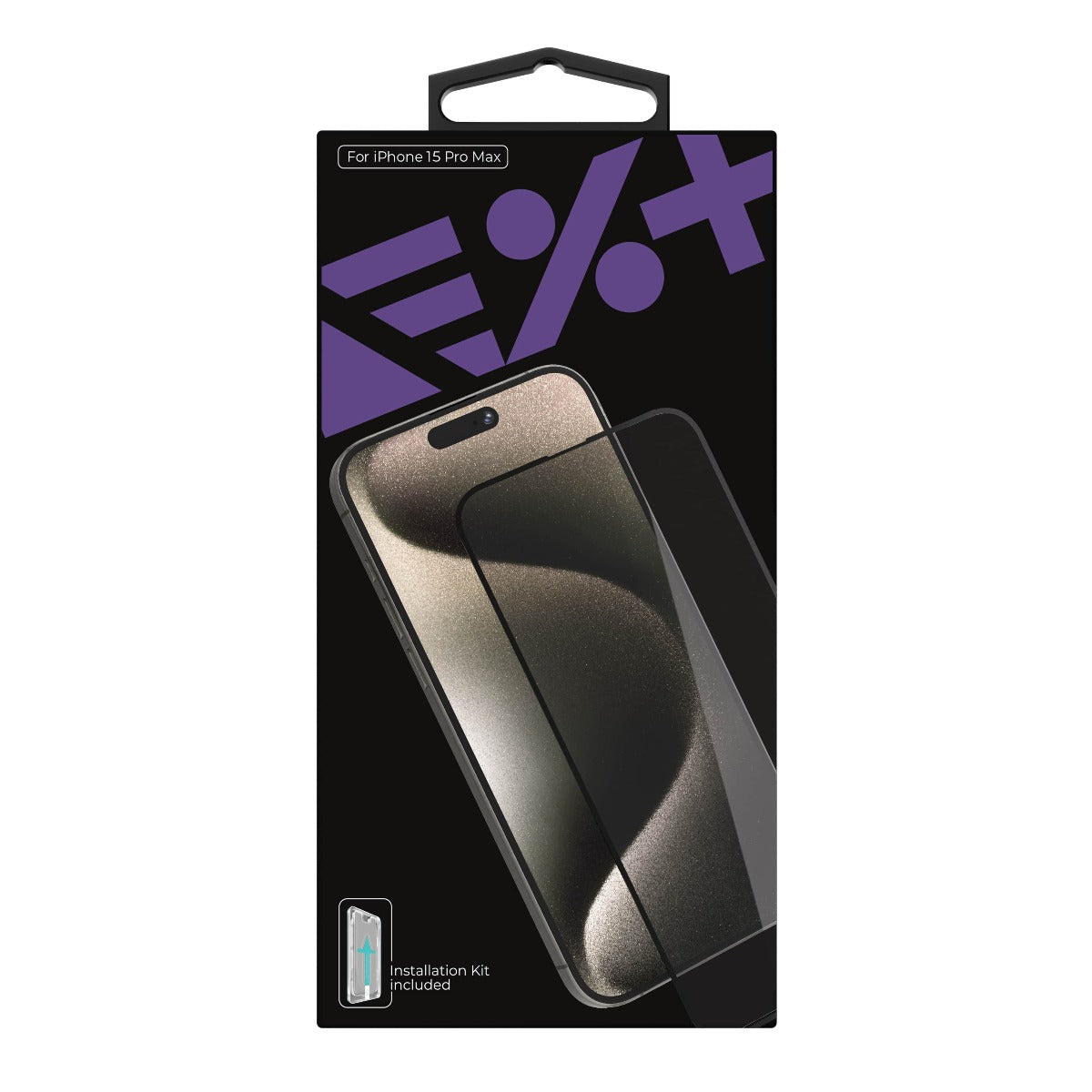 Folie de protectie din sticla privata NEXT ONE pentru iPhone 15 Pro Max - iSTYLE RO