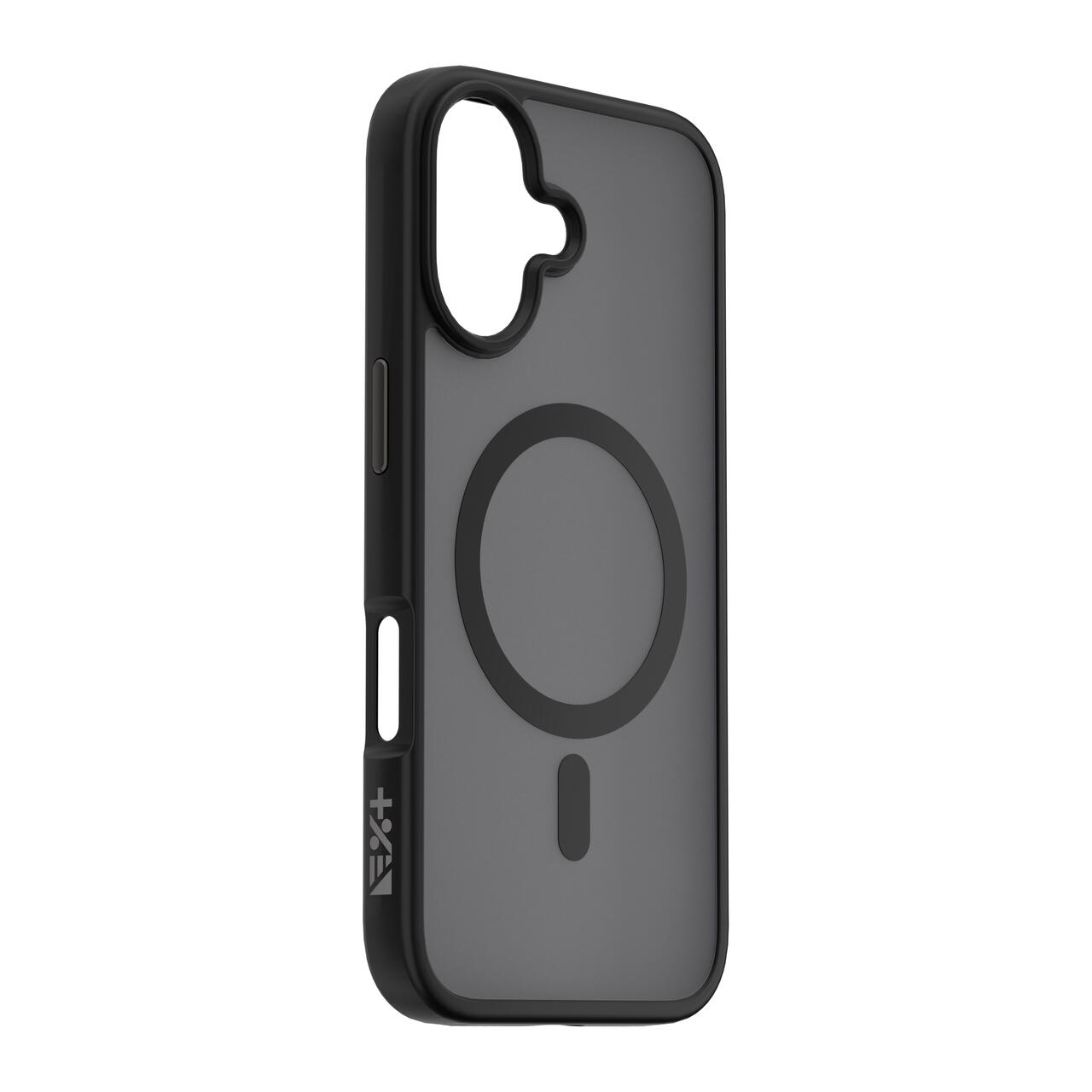 Husa de protectie NEXT ONE Mist Shield cu MagSafe pentru iPhone 16, Negru - iSTYLE RO