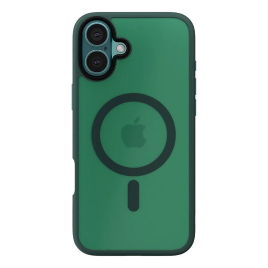 Husa de protectie NEXT ONE Mist Shield cu MagSafe pentru iPhone 16, Verde - iSTYLE RO
