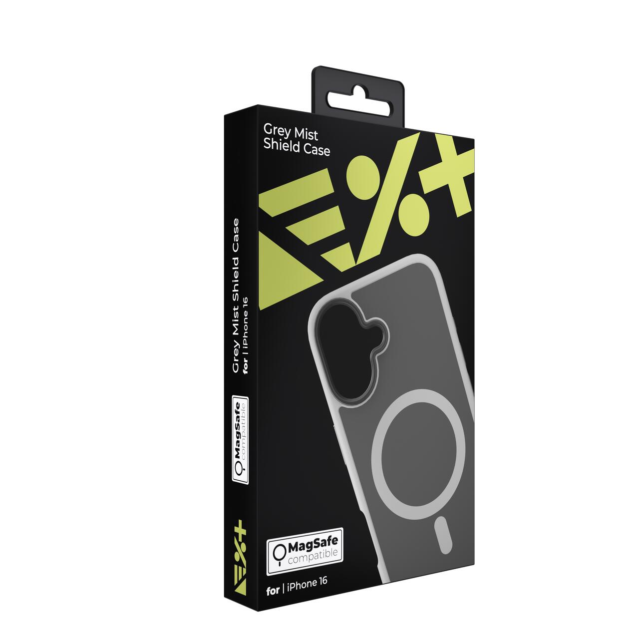 Husa de protectie NEXT ONE Mist Shield cu MagSafe pentru iPhone 16, Gri - iSTYLE RO