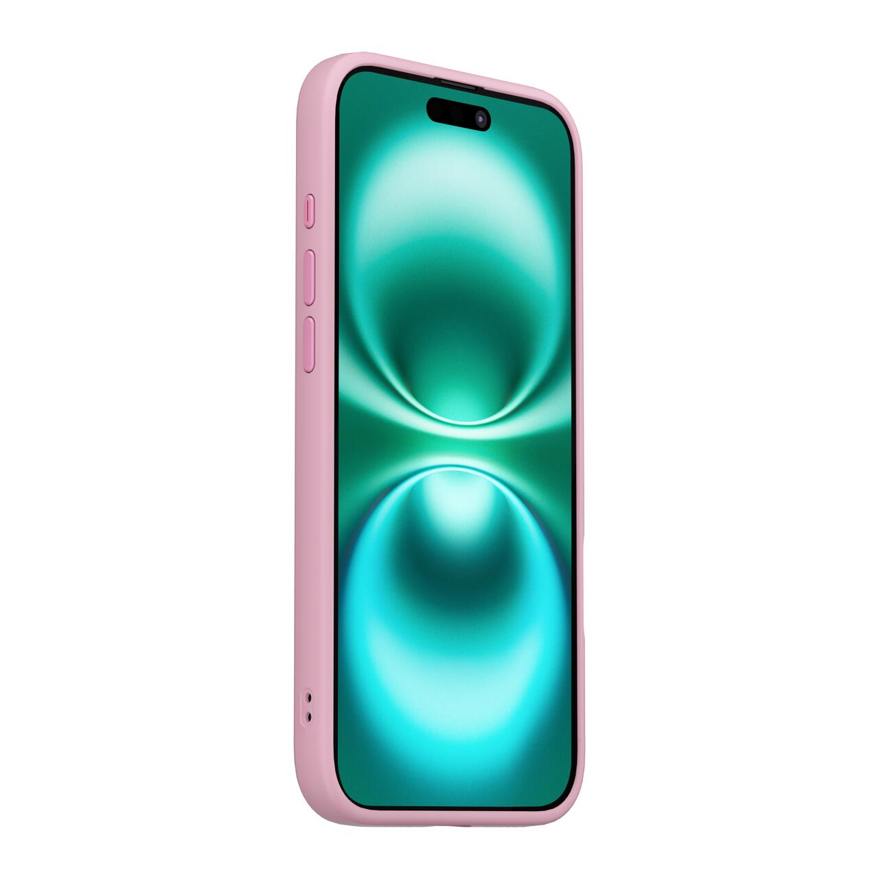 Husa de protectie NEXT ONE Mist Shield cu MagSafe pentru iPhone 16, Roz - iSTYLE RO