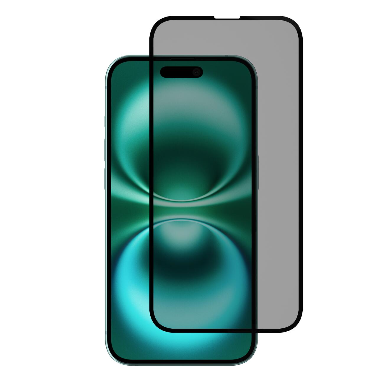 Folie de protectie din sticla privacy NEXT ONE pentru iPhone 16 - iSTYLE RO