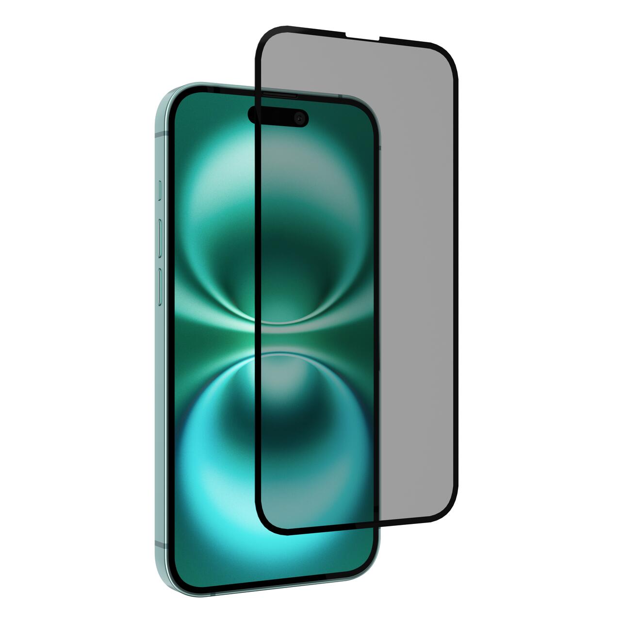 Folie de protectie din sticla privacy NEXT ONE pentru iPhone 16 - iSTYLE RO