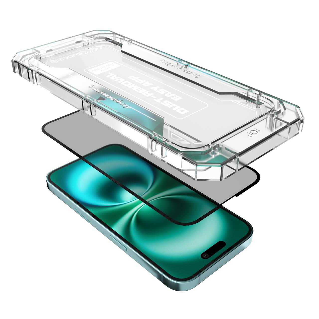 Folie de protectie din sticla privacy NEXT ONE pentru iPhone 16 - iSTYLE RO